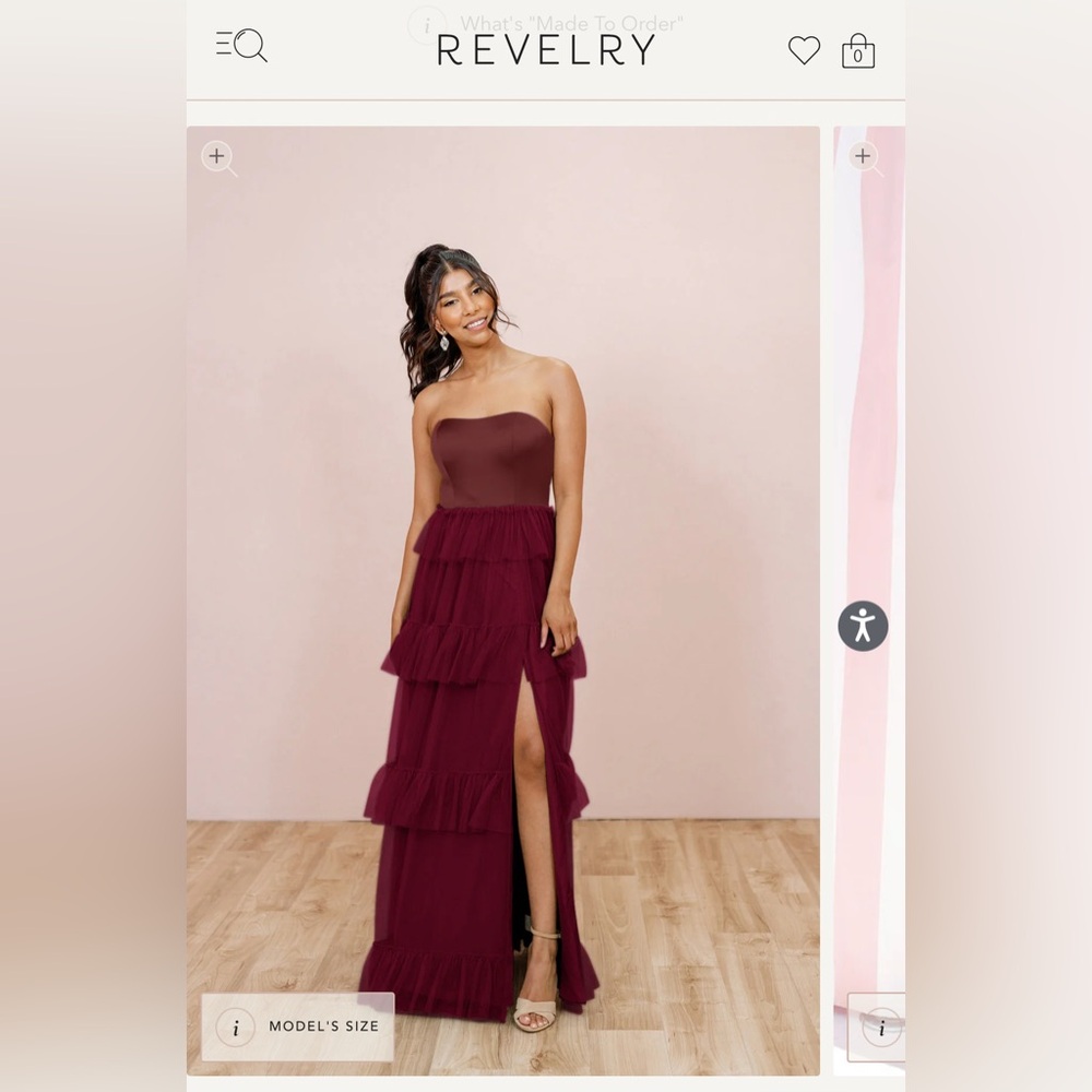 Frankie Convertible Satin + Tulle Dress size 4